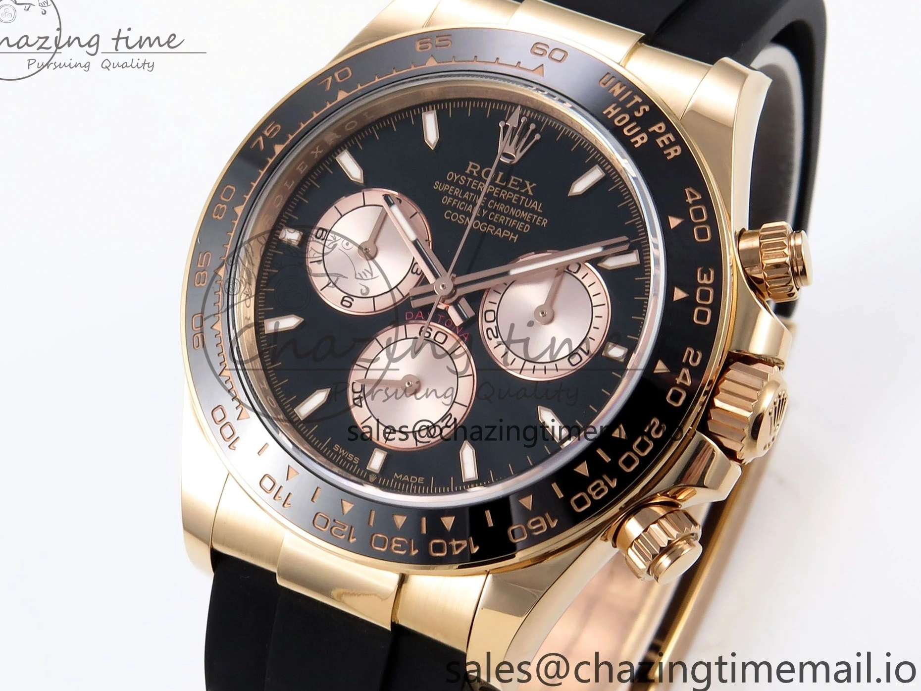 MiroTime 0325 Daytona 126515 LN APSF 1:1 Best Edition Black Dial on Oysterflex Strap SH4131（Gain Weight） DailyWear 1033